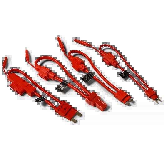 Set of 4 fuse extension leads: ATC/ATO, Mini, JCASE, Maxi (PP967, PICO)
