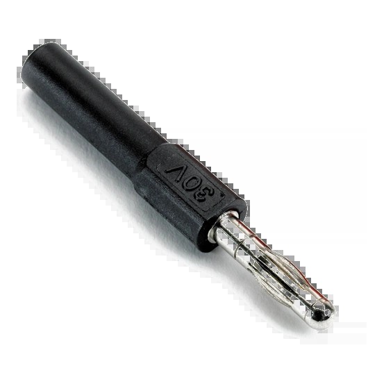 Adapteris 4 mm izoliuotas–neizoliuotas, juodas (TA016, PICO)