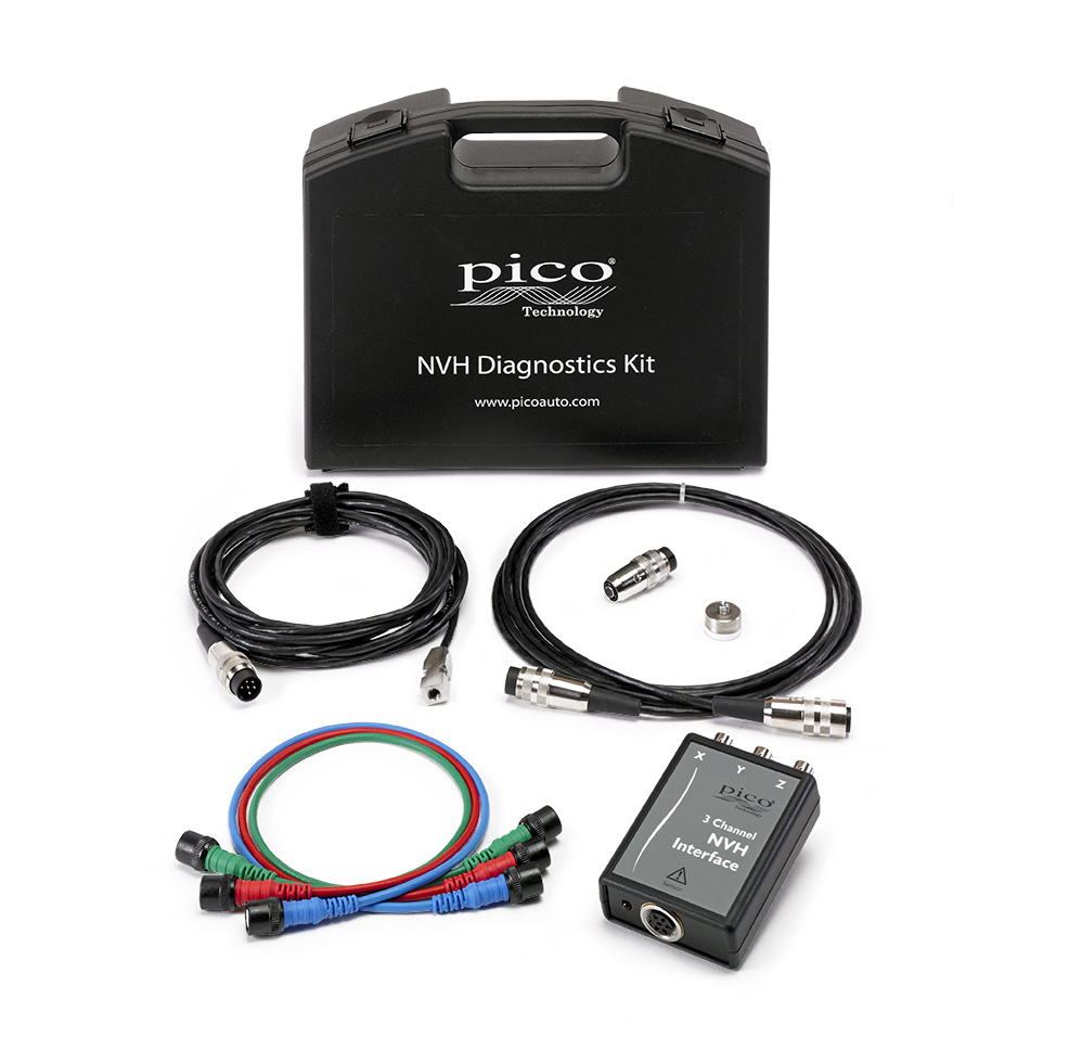 NVH Starter noise and vibration diagnostic kit in carry case (PQ126, PICO)