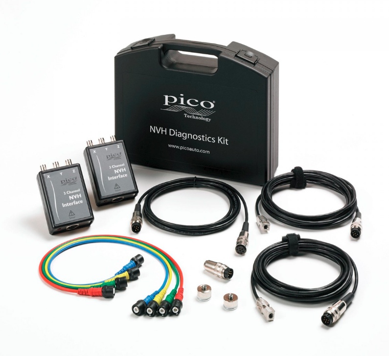 NVH standartinis diagnostikos rinkinys su transportavimo dėklu, PQ129, Pico Technology