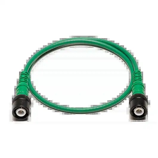 Insulated BNC to BNC cable, 0.5 m, green (TA245, PICO)