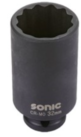 Smūginė galvutė 1/2 ilga 12 kampų 24mm 