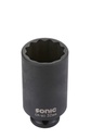 Sonic ilga smūginė galvutė 1/2" 30 mm 12-briaunė (3398530, SONIC)
