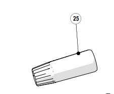 Apsauginė guma alyvos išpilstymo pistoletui 10372 , EUROLUBE