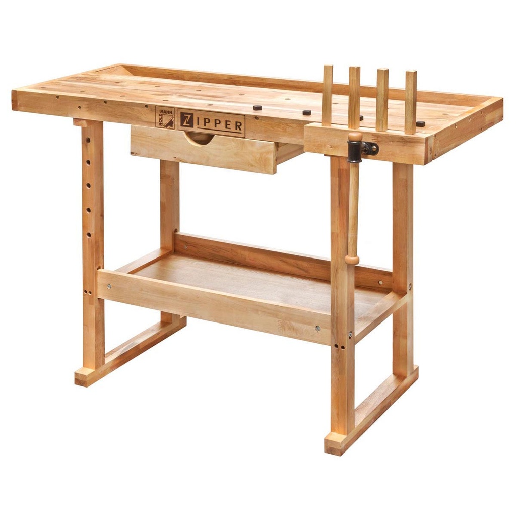 HOLZMANN work bench with drawer & clamping jaws