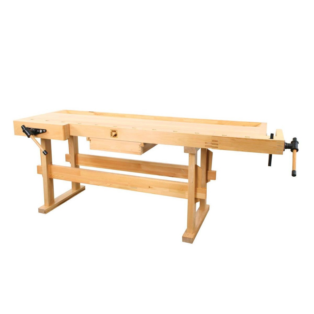 HOLZMANN work bench with drawer & clamping jaws