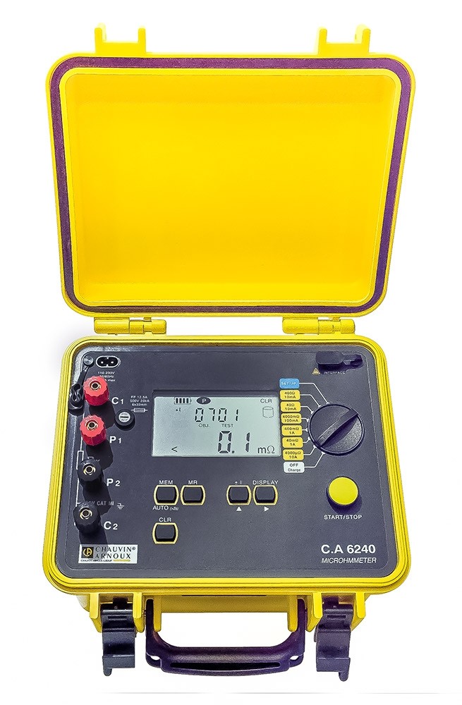 MICRO-OHMMETER Chauvin Arnoux 6240 (C.A 6240)