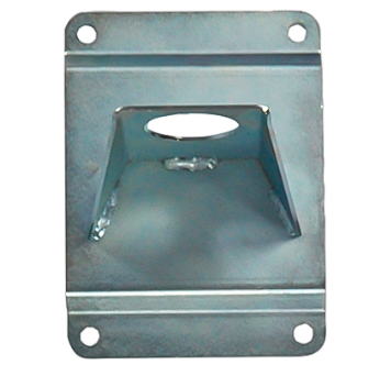 Wall bracket in galvanized steel, suitable for the installation of pneumatic oil pumps Flexbimec 2203