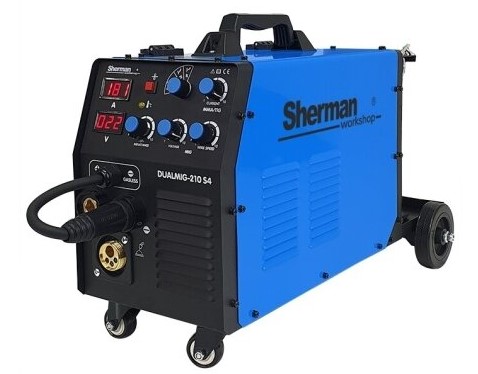 Sherman komplektas suvirinimo aparatas DUALMIG 210 S4 su priedais