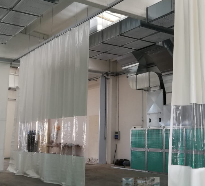 Užuolaidos, kėbulų paruošimo cehams, plovykloms FAM S.r.l 239.26