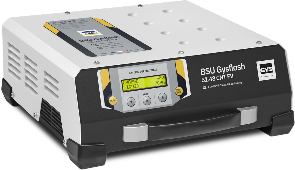 Battery charger GYSFLASH 51.48 CNT FV (5 m cables) (072015, GYS)