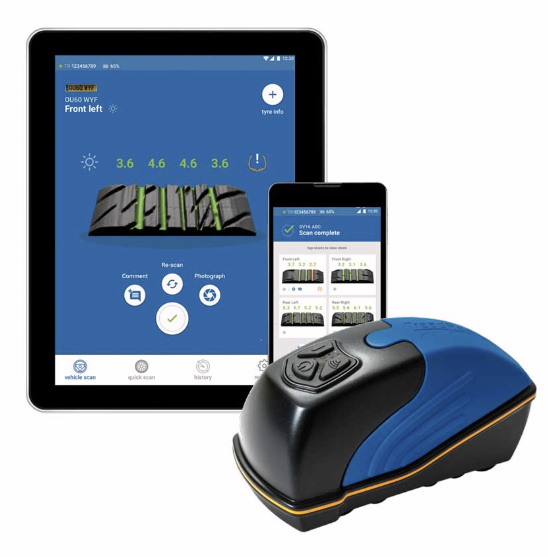 Padangų protektoriaus skeneris TreadReader John Bean EETDEU913A