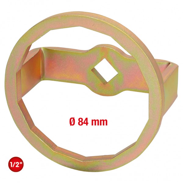1/2" Alyvos filtro raktas, Ø 84 mm / 14 paviršių, KS Tools, 150.9543