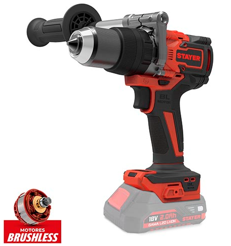 18V Cordless Impact Driver/Drill 18V PBL 150 P L20 STAYER 1.2904