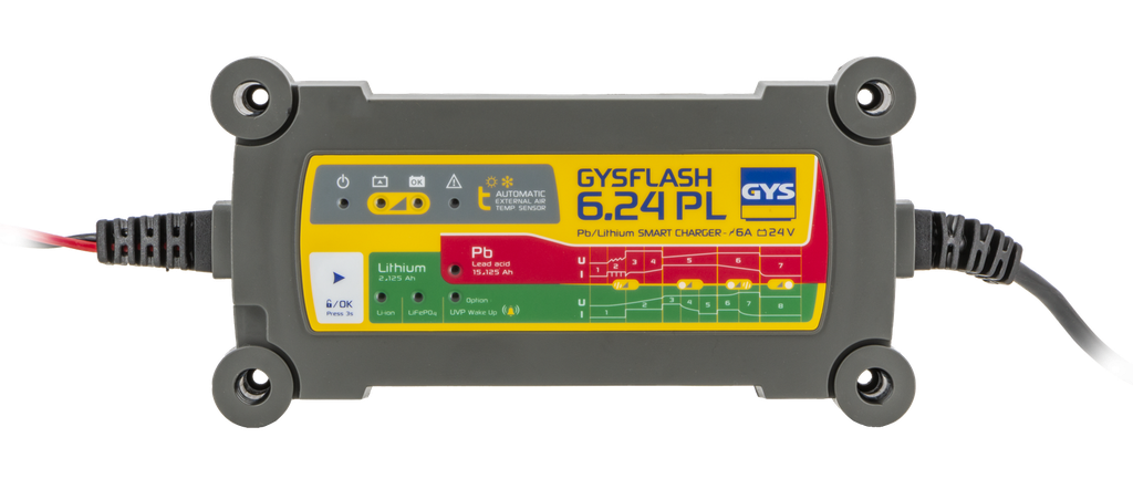 Akumuliatorių pakroviklis GYSFLASH 6.24 PL (027398, GYS)
