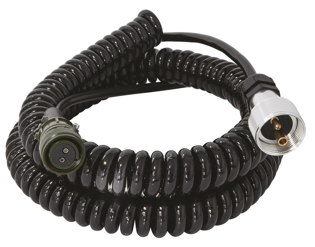 Coiled cable 1.2–5.0 m, 2.5 mm², DIN 14690, for GYSFLASH XTREM (028777, GYS)
