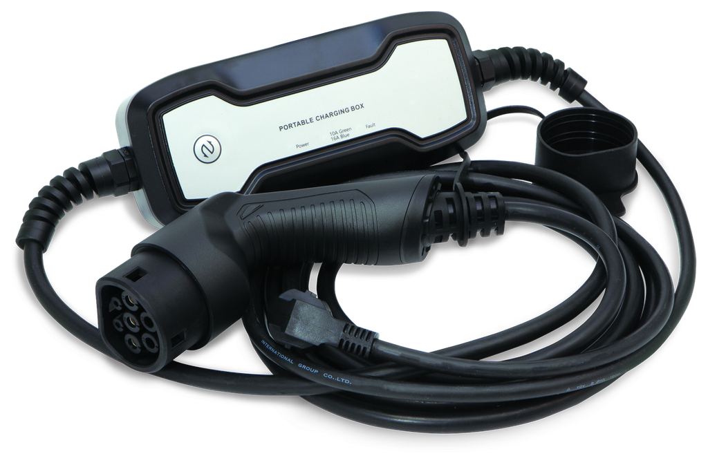 CHARGING CABLE EV PLUG 16A/T2 5m - 10/16A ADJUSTABLE 1ph 3.6kW (028975, GYS)