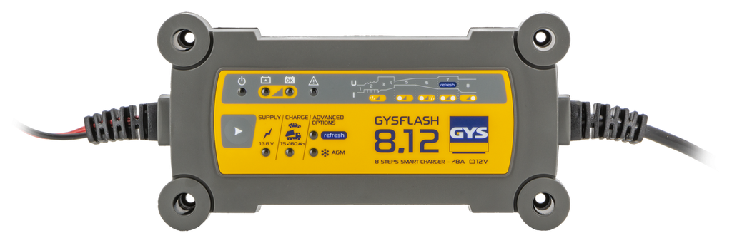 Battery charger GYSFLASH 8.12 - (UK) (029545, GYS)