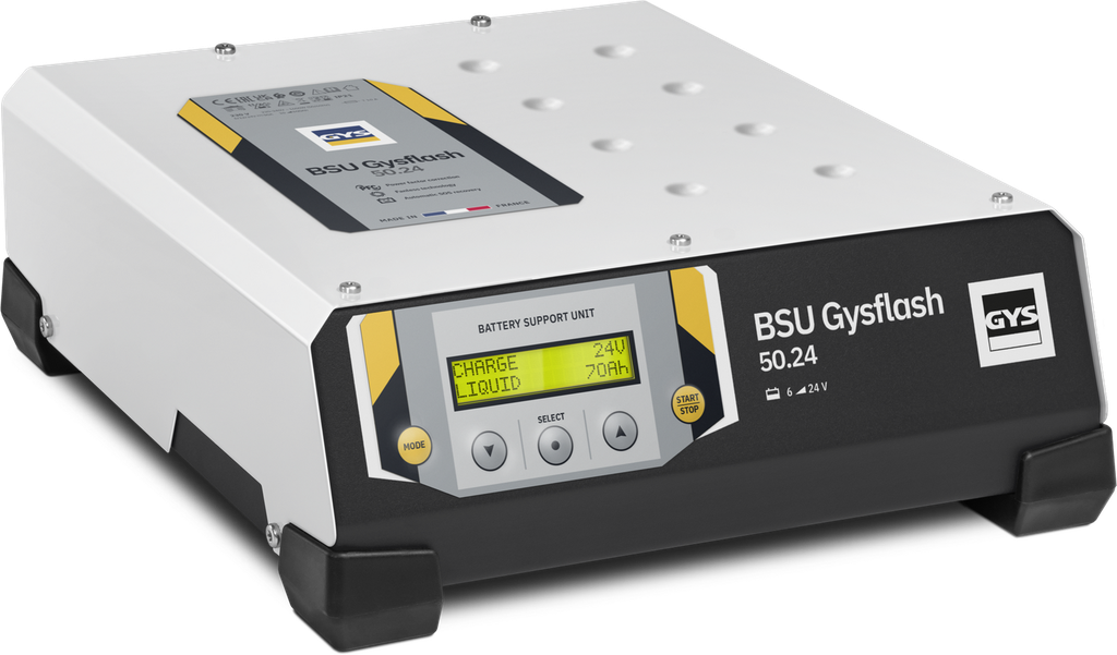 Battery charger GYSFLASH 50.24 HF (5 m cables) (029620, GYS)