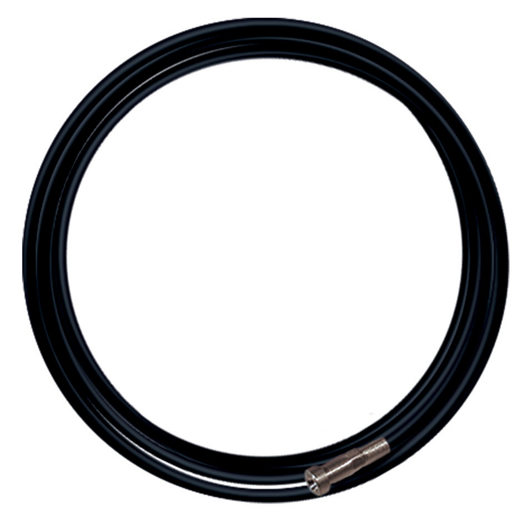 Carbon-teflon liner, 4 m, for Alu/Stainless steel Ø1–1.2, black (039827, GYS)