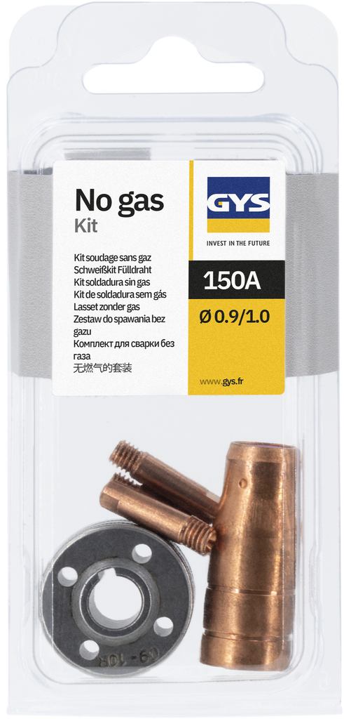 Bedujio (No Gas) suvirinimo perdarymo komplektas (Ø0,9-1,0 / Ø1,2), GYS
