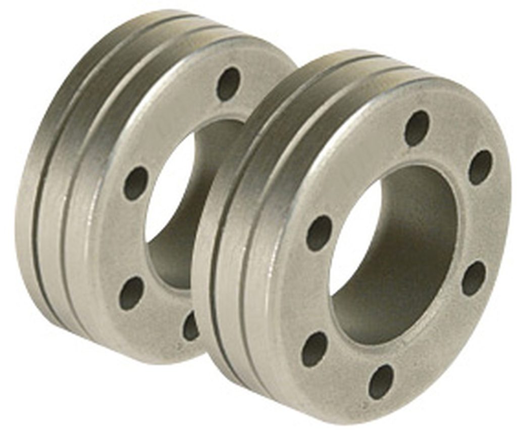 Set of 2 drive rolls, type C – Ø0.8/1 – steel (042094, GYS)