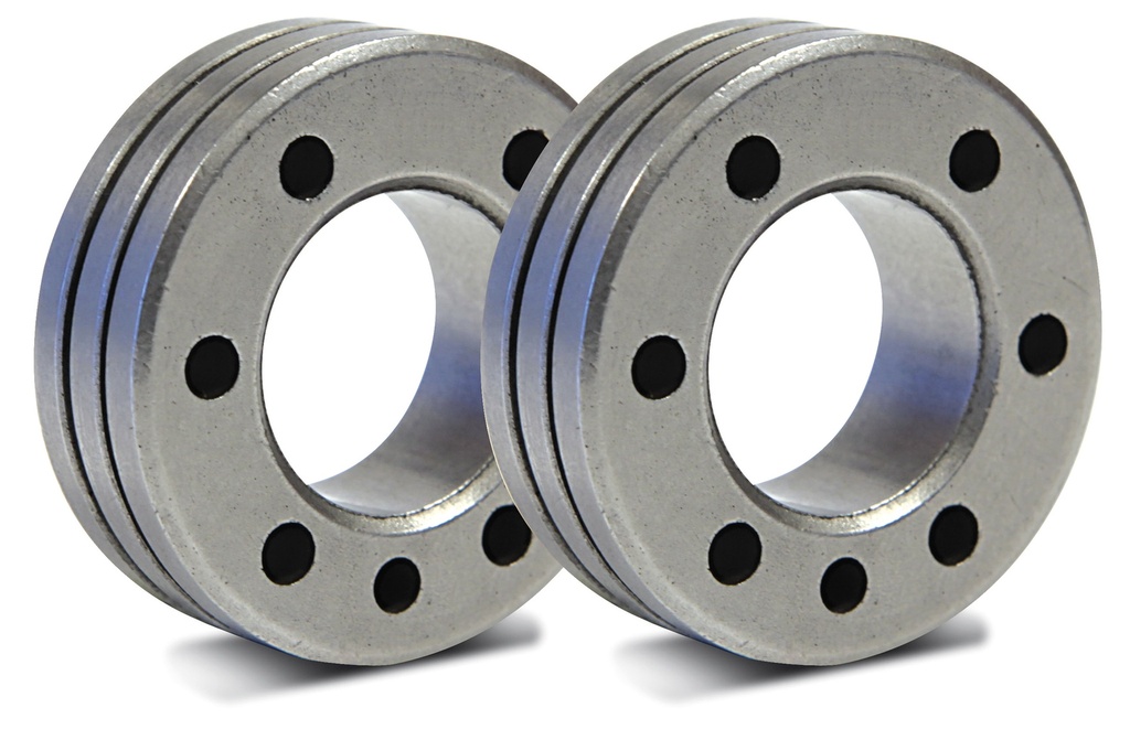 SET OF 2 DRIVE ROLLS TYPE C - � 1/1.2 - STEEL (042117, GYS)