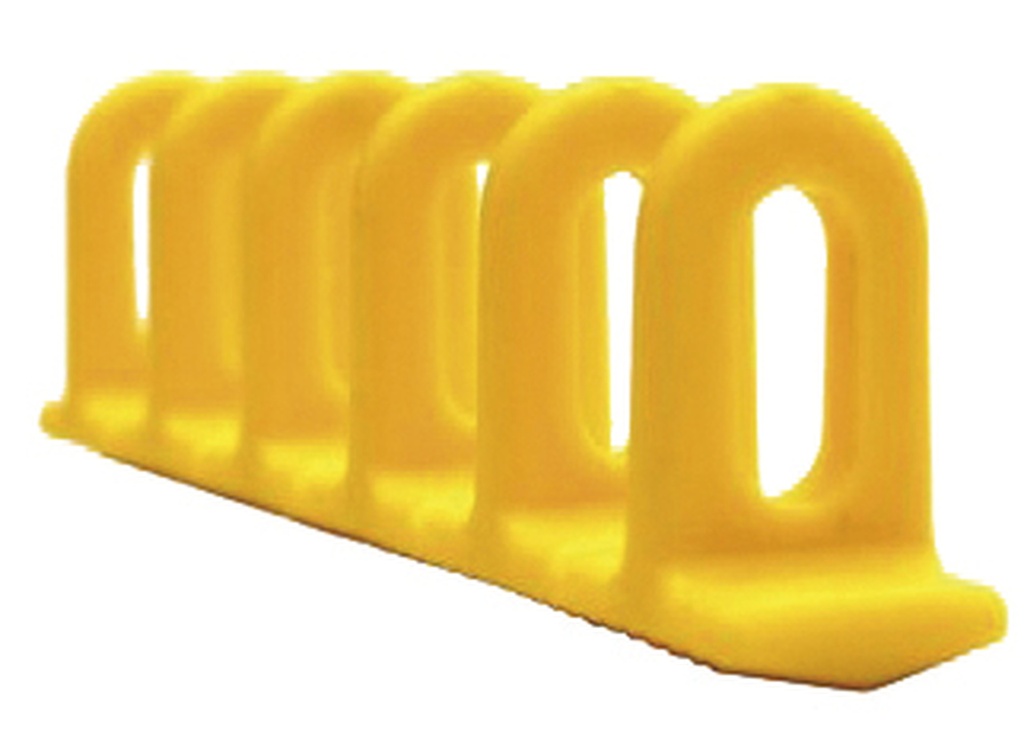 Set of 3 yellow conical plastic multipads (6x22x156 mm) (048089, GYS)