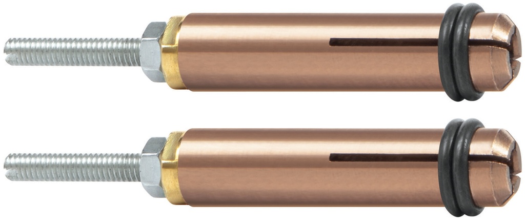 Set of 2 M4 stud holders (049000, GYS)