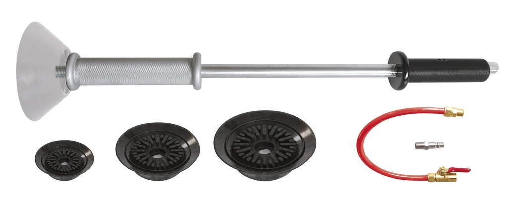 PNEUMATIC SLIDE HAMMER & 3 SUCTION PADS (2.5 kg) (051904, GYS)