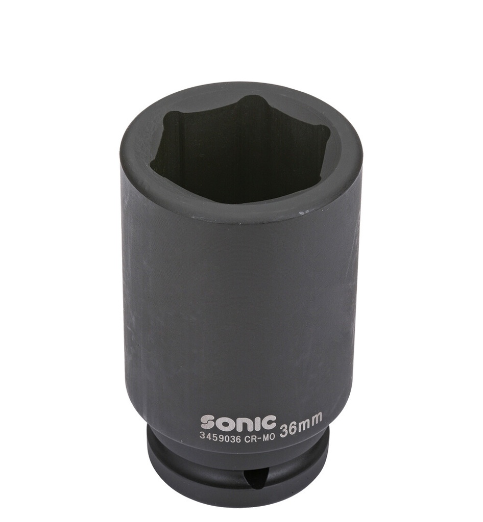 Sonic 3/4" Drive Long Impact Socket 36mm (3459036, SONIC)