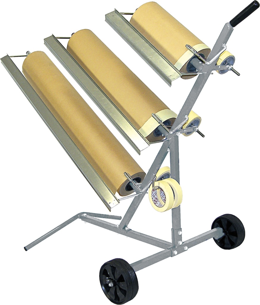 Maskavimo popieriaus vežimėlis, 3 ritės (30 - 60 - 90 cm) (056954, GYS)