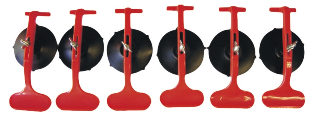 SET OF 6 MINI HOLDING SUCTION CUPS (?85mm), GYS