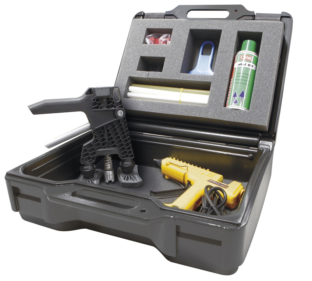 Klijinio ištraukiklio komplektas GLUE PULLER PRO su skiediklio purškalu (058699, GYS)
