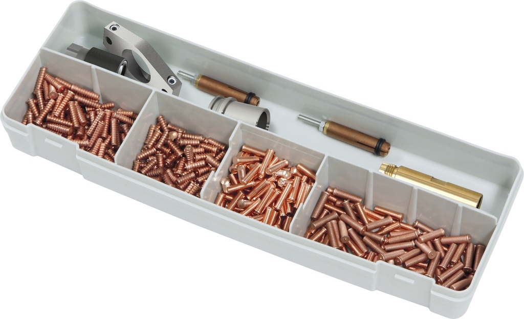 Steel threaded studs box, SPOT / ARCPULL (059443, GYS)