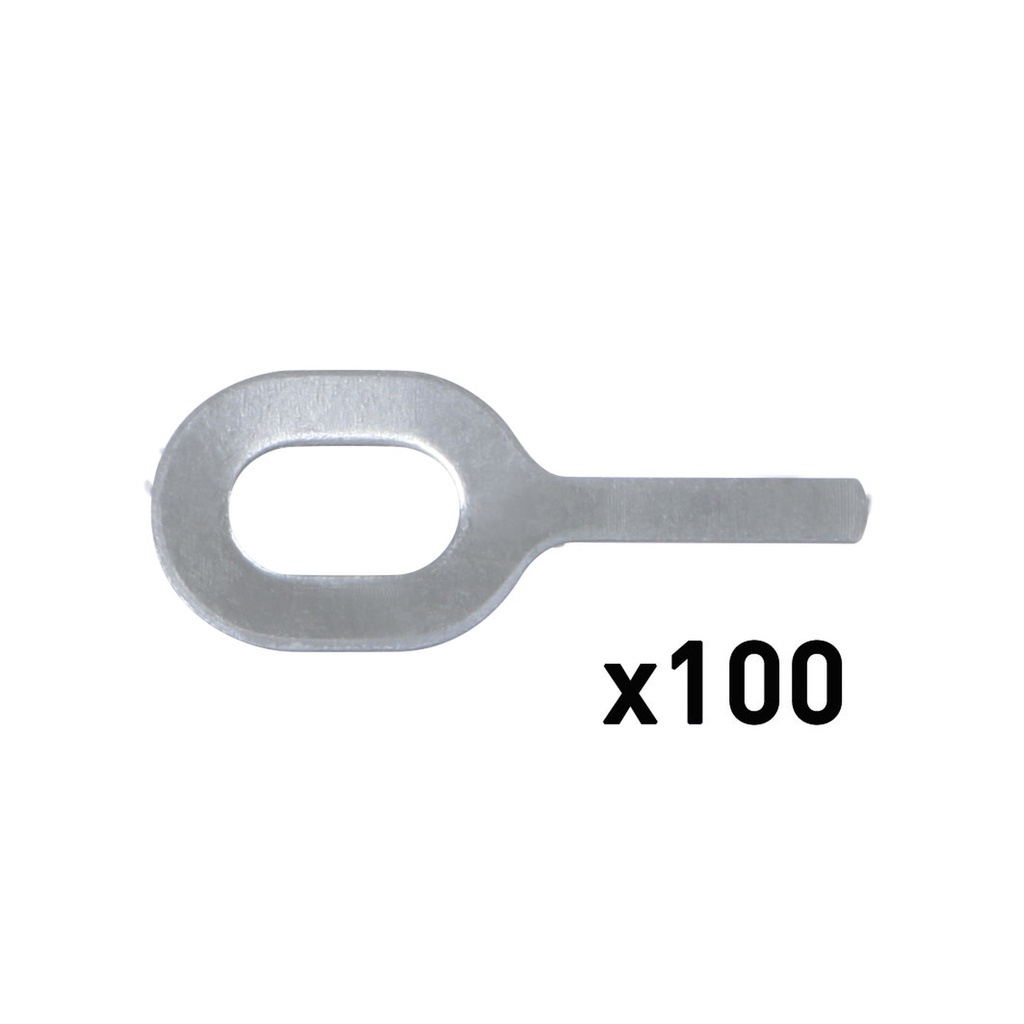 Straight pull rings No.5, AlMg3 1,5 mm, ARCPULL, 100 pcs (059511, GYS)