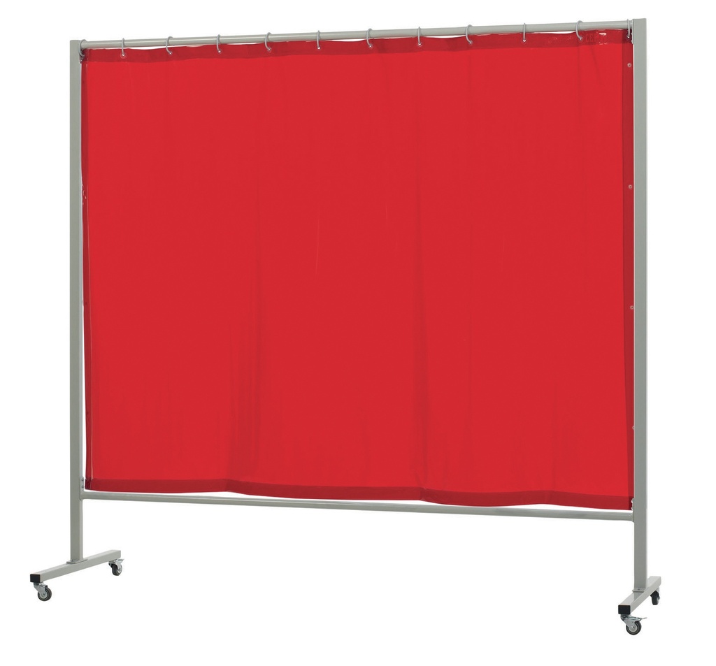 Orange welding curtain OPTI 215.O on wheels 2x2.15 m (060470, GYS)