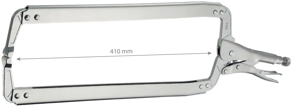 Clamping jaws narrow ends 610 mm, opening 410 mm (061354, GYS)