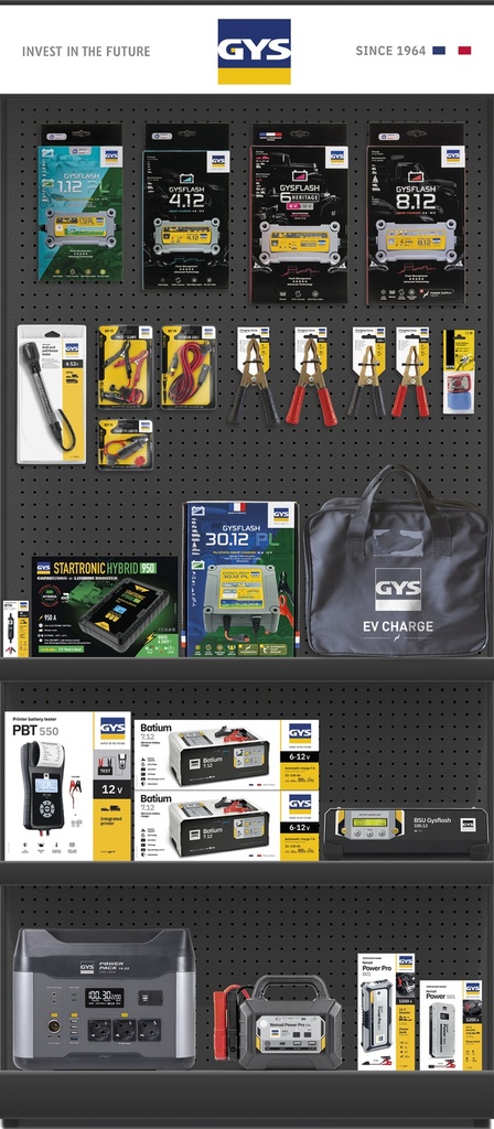 POINT OF SALE DISPLAY CHARGER FA2 (with GYS display) (062443, GYS)