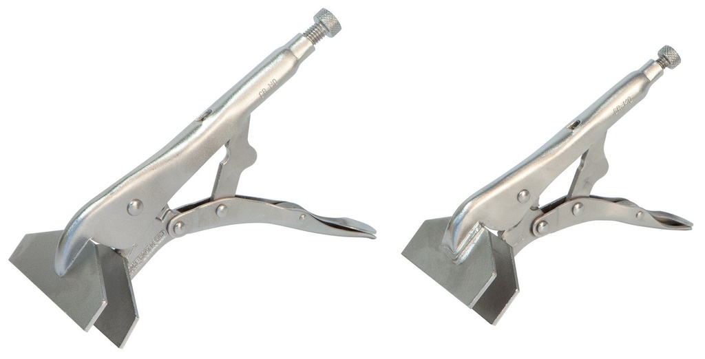 Flat-Nose Lock-Grip Pliers, 200 and 250 mm (062719, GYS)