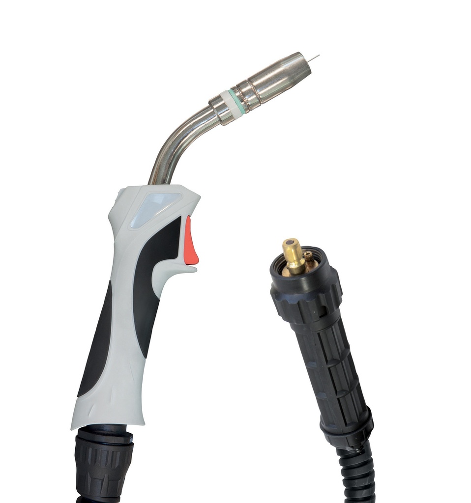 MIG TORCH 350A - AIR COOLED - 3 m - ALU (Ø1.2 mm-M8) (063808, GYS)