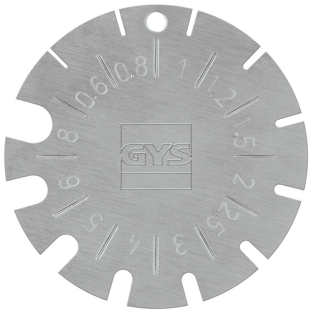 Thickness measurement tool 0.6–8 mm (071414, GYS)