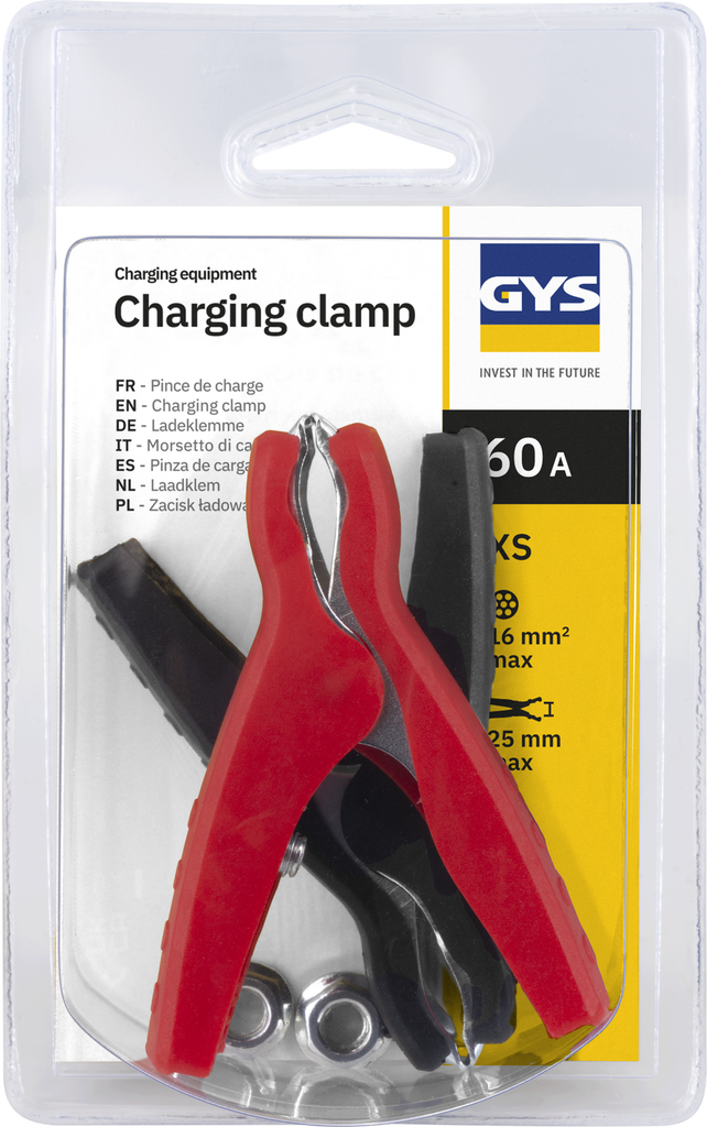 Charging clamps 60 A-XS (pair) (071872, GYS)