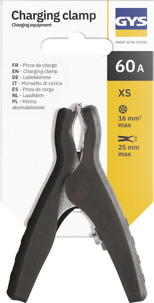 Krovimo gnybtas 60 A-XS, juodas (071889, GYS)