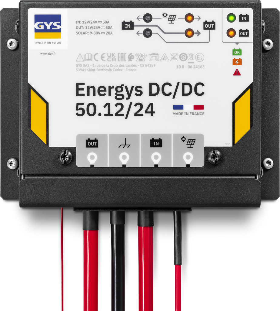 Įtampos keitiklis ENERGYS DC/DC 50.12/24 (072534, GYS)