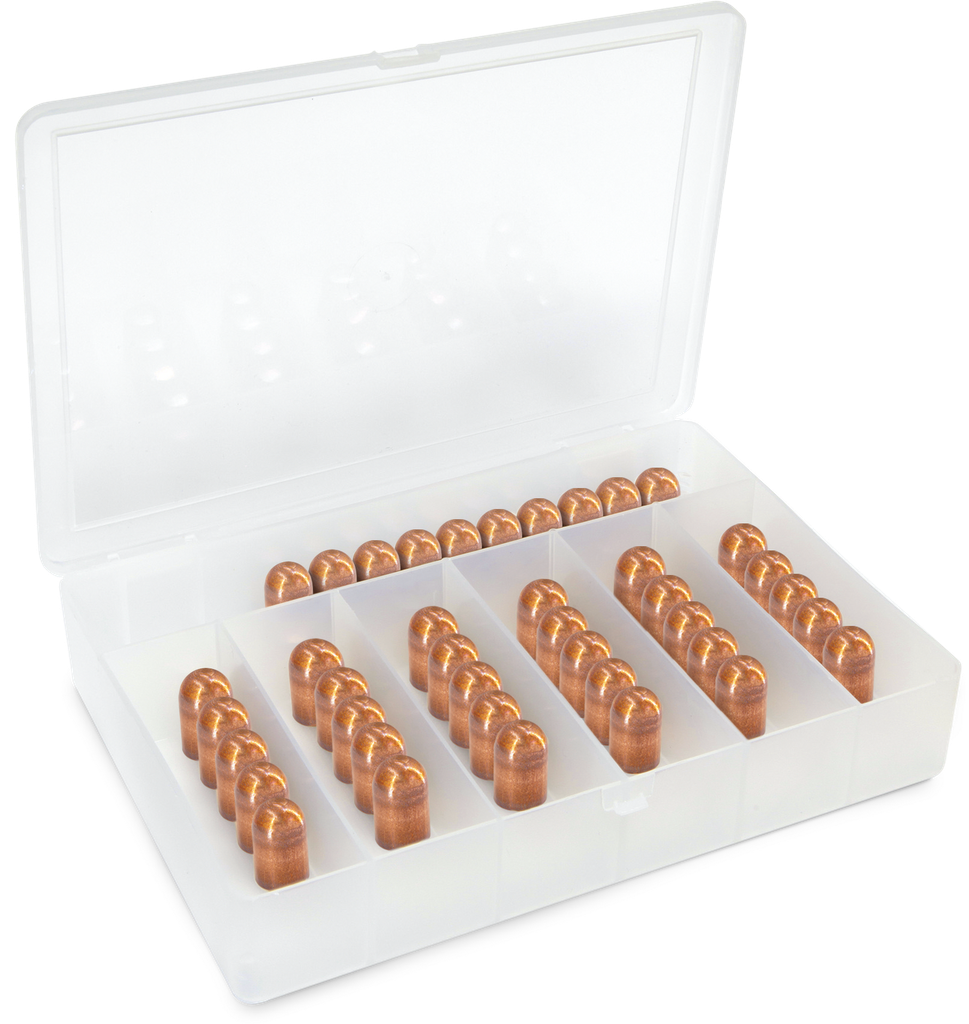 F-type tips (caps) box, 40 pcs (077119, GYS)