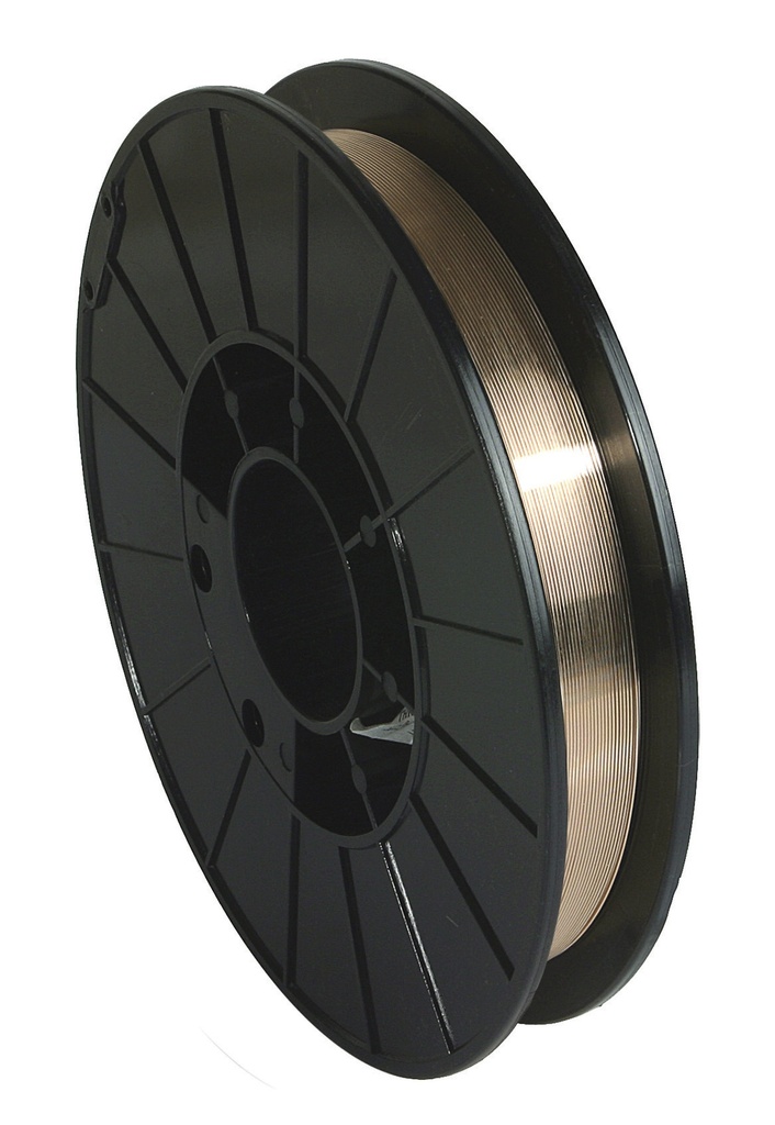 MIG viela CuAl8 Ø0,8 - plastikinė ritė S200 2 kg - ERCuAl-A1 / S Cu6100 (077409, GYS)