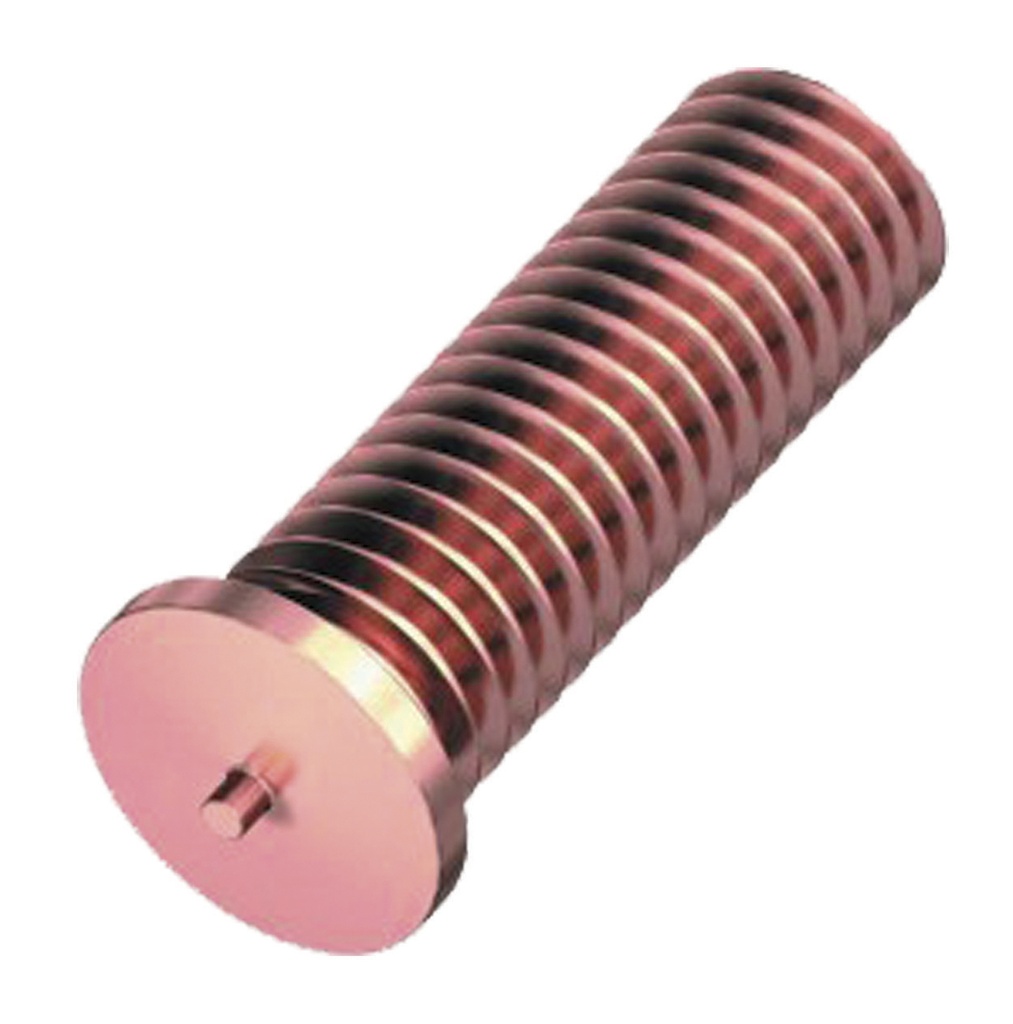 Copper-coated steel threaded studs M8×20 mm, 200 pcs (081352, GYS)