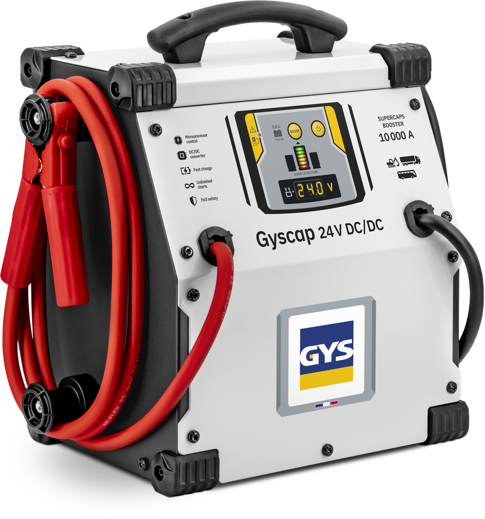 Bebaterė paleidimo priemonė (booster) GYSCAP 24V DC/DC (088504, GYS)