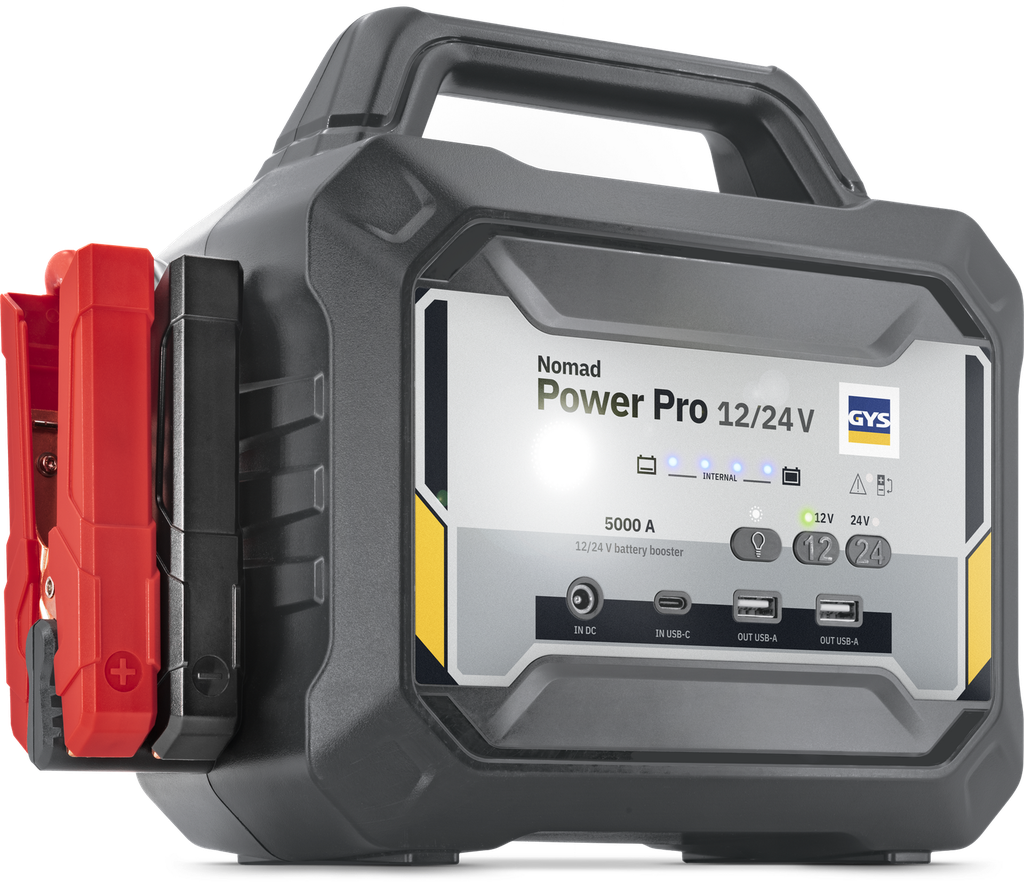 Ličio (Li-Ion) paleidimo priemonė (booster) GYS NOMAD POWER PRO 12/24V (088566, GYS)